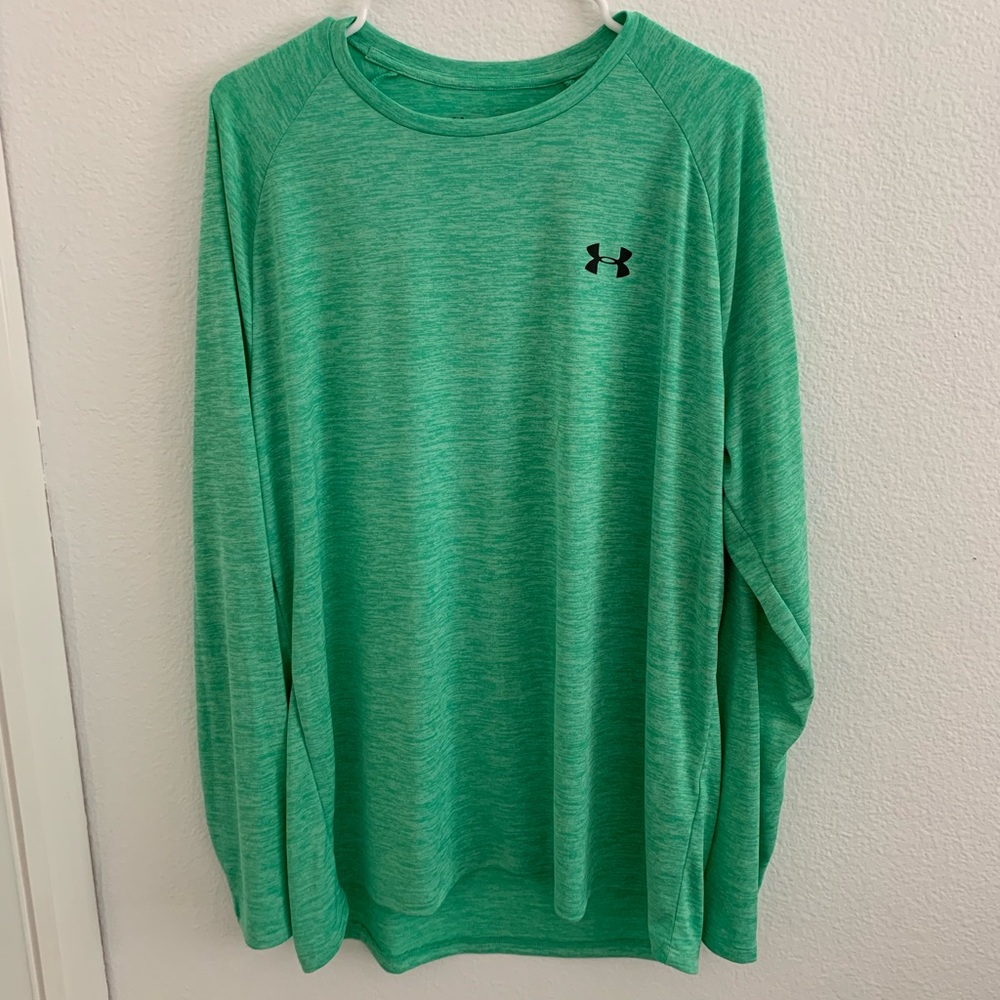 Green Dry-fit long sleeve